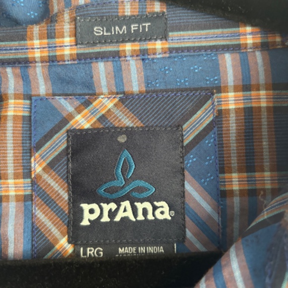 Prana Mens LS Button down slim fit - Picture 2 of 2